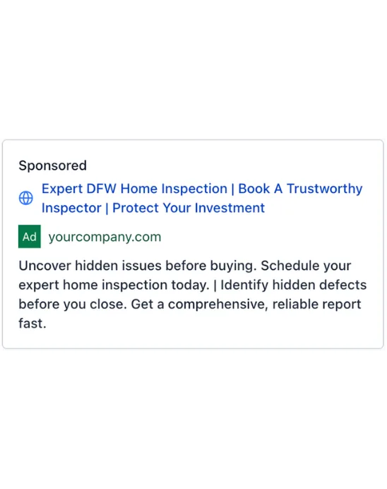 Inspección de viviendas — aviso de Google
